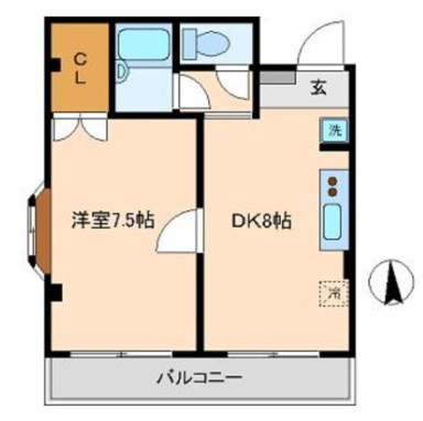 コスモパレス 間取り図