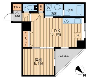 プライムアーバン日本橋人形町  間取り