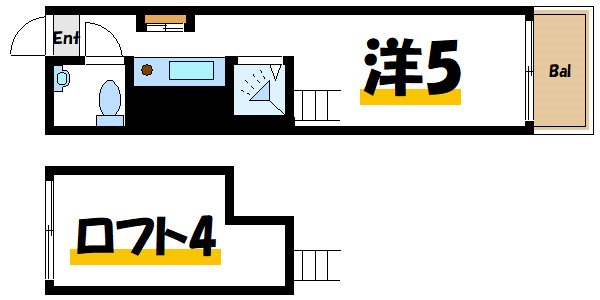 ピア５ 間取り図