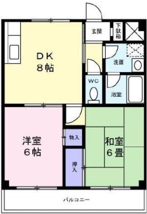 パークハイツⅡ 間取り図