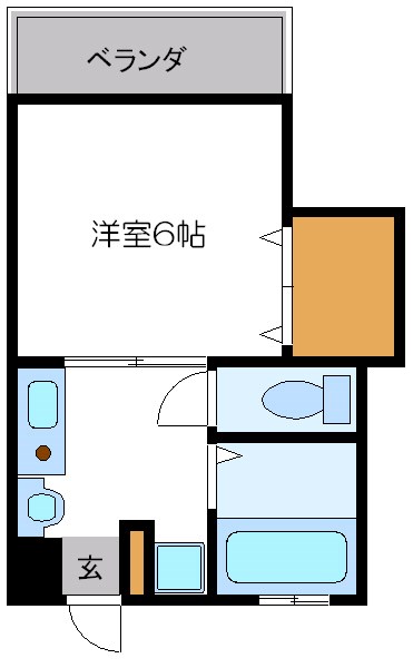 カメリアⅢ 間取り図