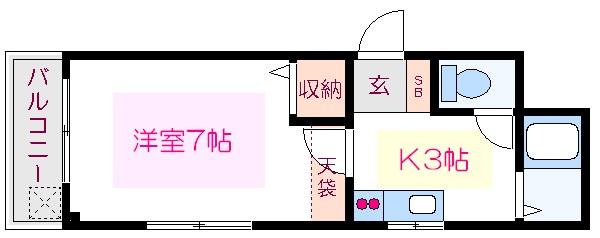 関根マンション  間取り図