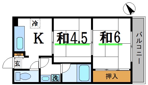 エルジーナ柴又  間取り図