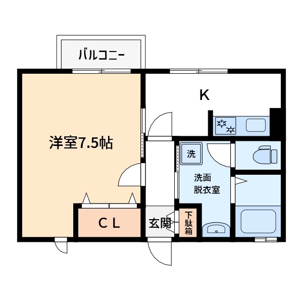 ハナハイム 間取り図