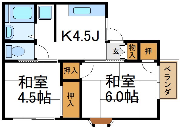 リリーハイツ 間取り