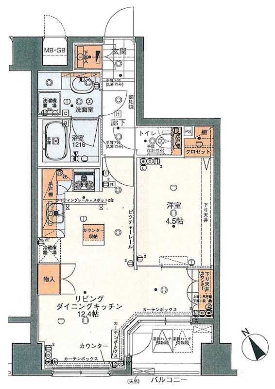 CQレジデンシャル上野 間取り図