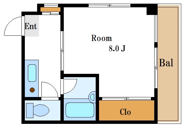 ぶるーハイツ 間取り図