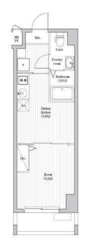 ペアパレス六町2号館 間取り