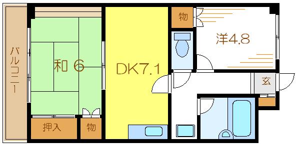 瑞江サングリーンビル 間取り図