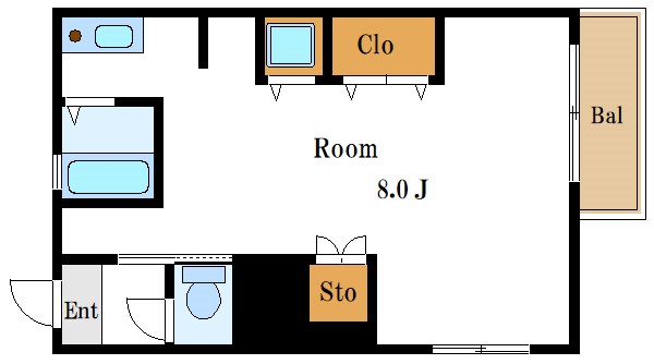 ハイハット   間取り図