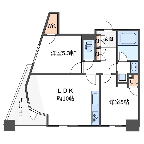 レジディア文京千石Ⅱ  間取り