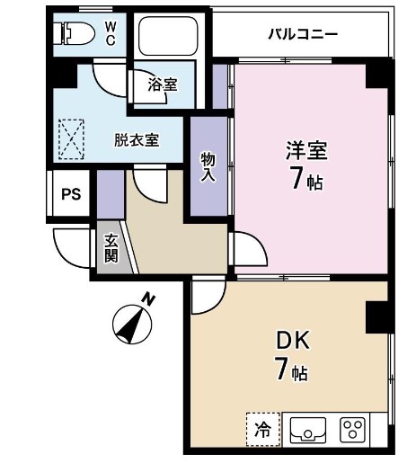 ジュネス木場公園 間取り図