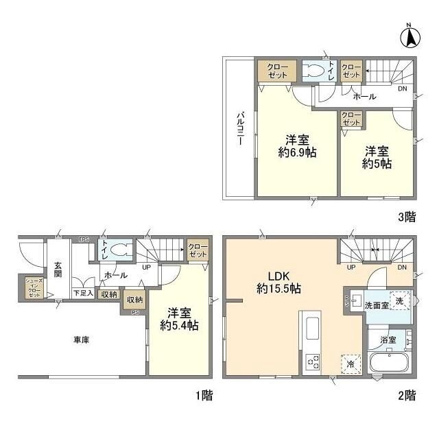 kolet南葛西  間取り図