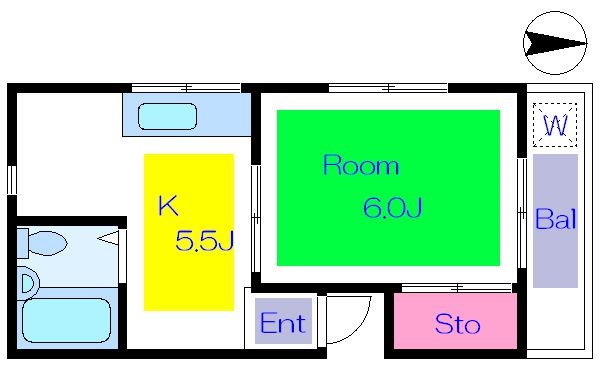 武内荘 間取り図