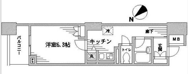 レジディア日本橋馬喰町 間取り図