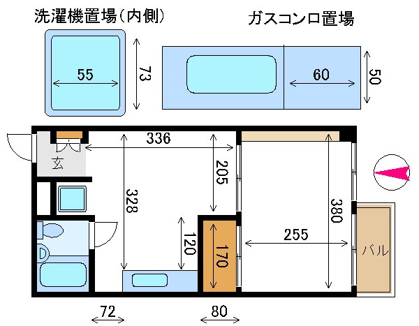 ハーベストハイツ 間取り図