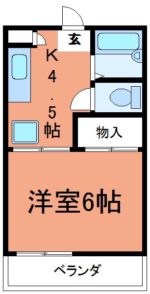 ハイツトラスティ第一 間取り図