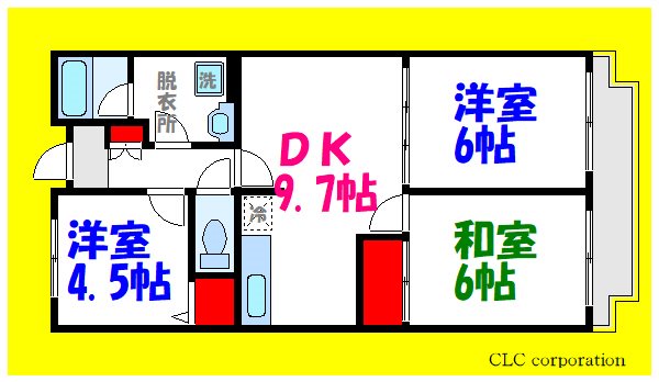 マノワール 間取り図