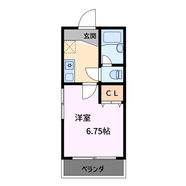 ハイム石山  間取り