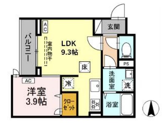 グラナーデ扇I　A 間取り図