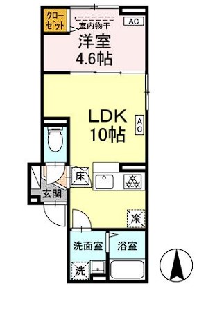 グラナーデ扇I　A 間取り