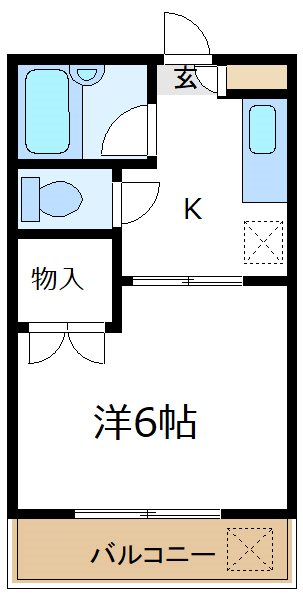 大清ワンステップハイツ  間取り