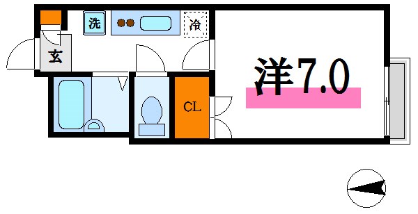 エスペラールⅡ   間取り図