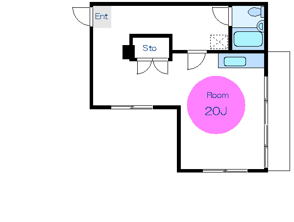 村上マンション  間取り図