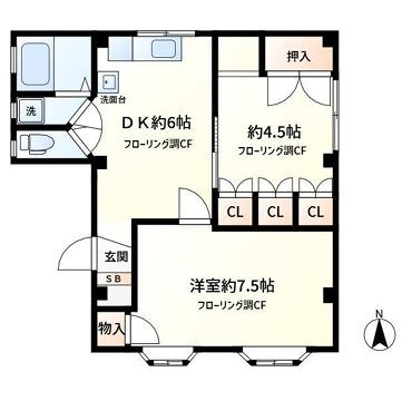 リベルテ北砂 間取り