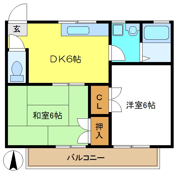 ファミール須賀 間取り図