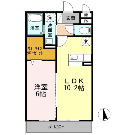 シュテルンビルトB   間取り