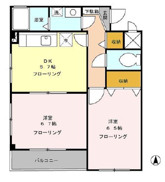 ドゥエル扇橋  間取り図