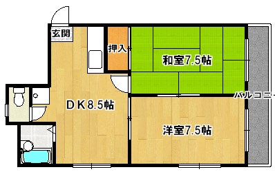 センハイツ 間取り図