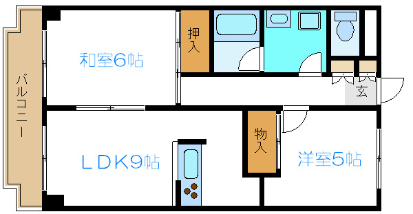 クレセントパレス 間取り図