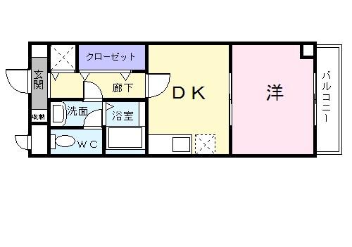 ヤングウッズ 間取り図