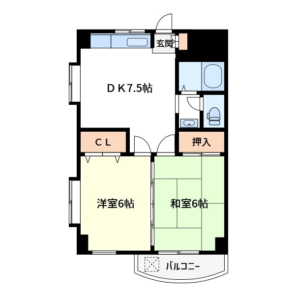 ユーキハイツ  間取り図