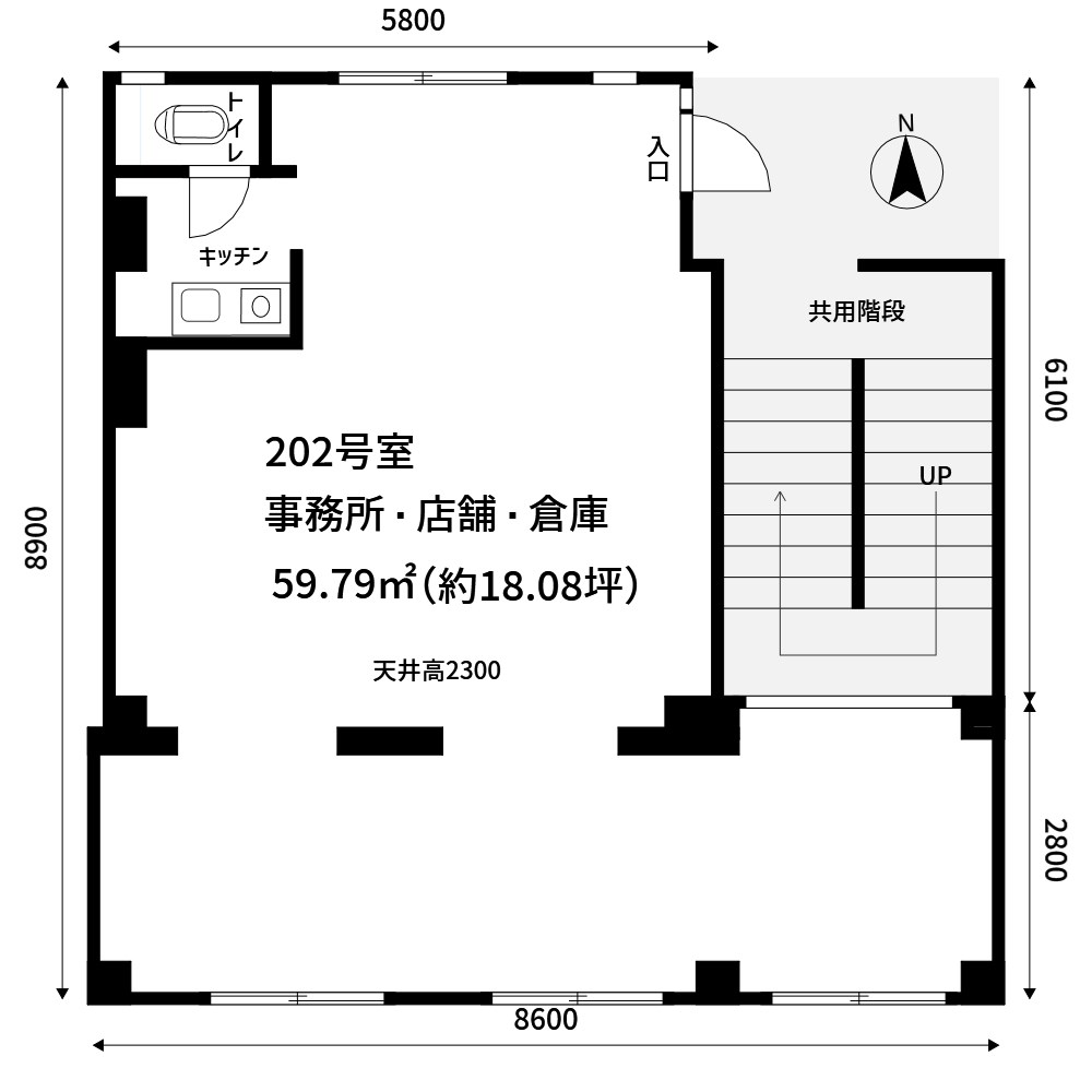 スズキビル 間取り図