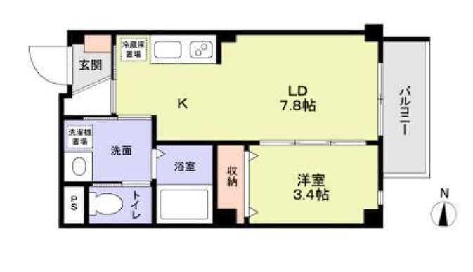 オルキス北千住 間取り図