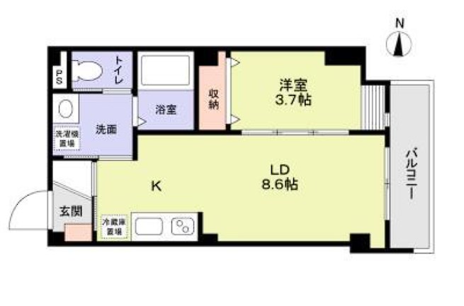 オルキス北千住 間取り図