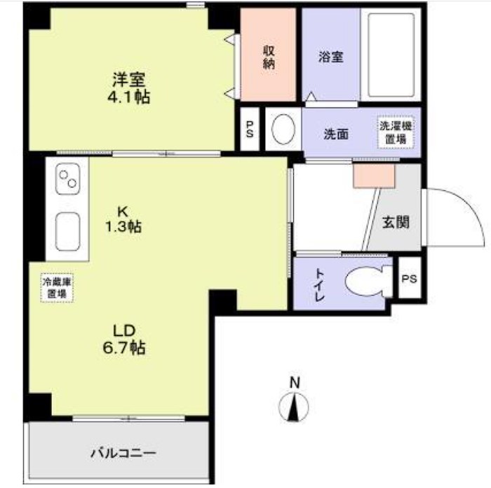 オルキス北千住 間取り図