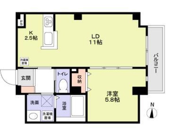 オルキス北千住  間取り