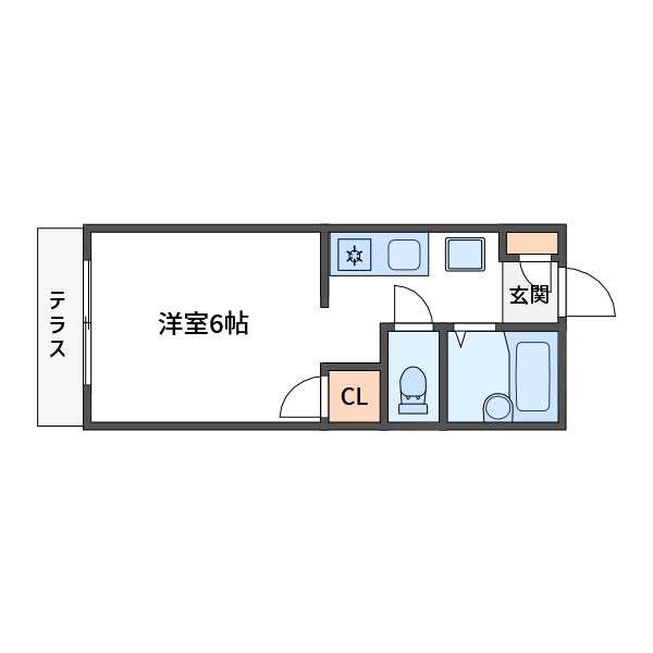 コーポ荻野 間取り