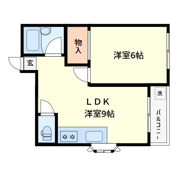 コーポもちき 間取り図