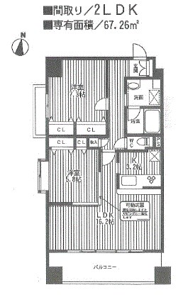 ロングエイトⅢ  間取り図