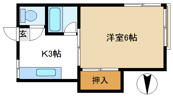 中込荘 間取り