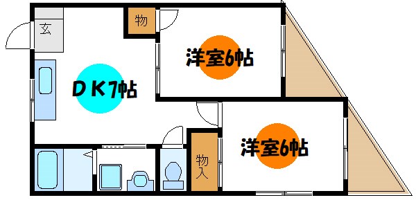 ハイム中村 間取り図