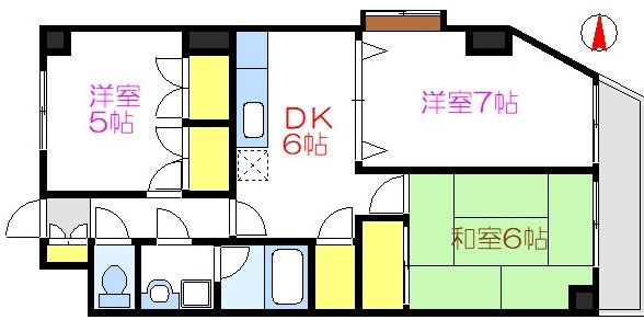 レピドール福田Ⅱ 間取り図