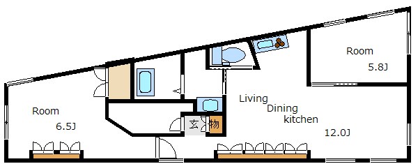 ワールドビル  間取り図