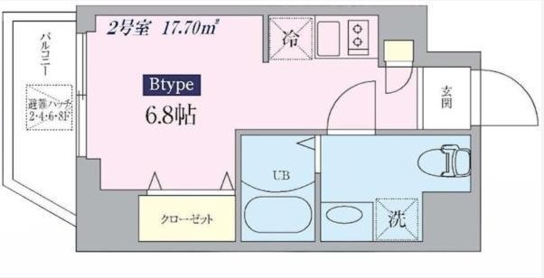 ALBA扇橋 間取り図