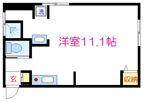 金子マンション 間取り図